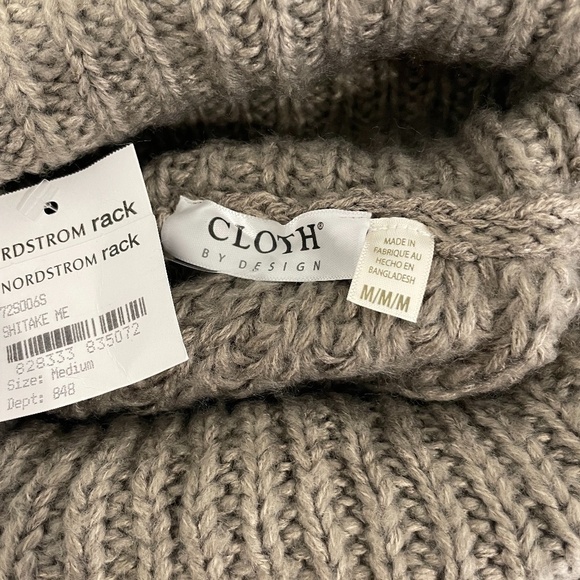 Cloth by Design Pointelle Turtle Neck Knit Sweater - Picture 7 of 9